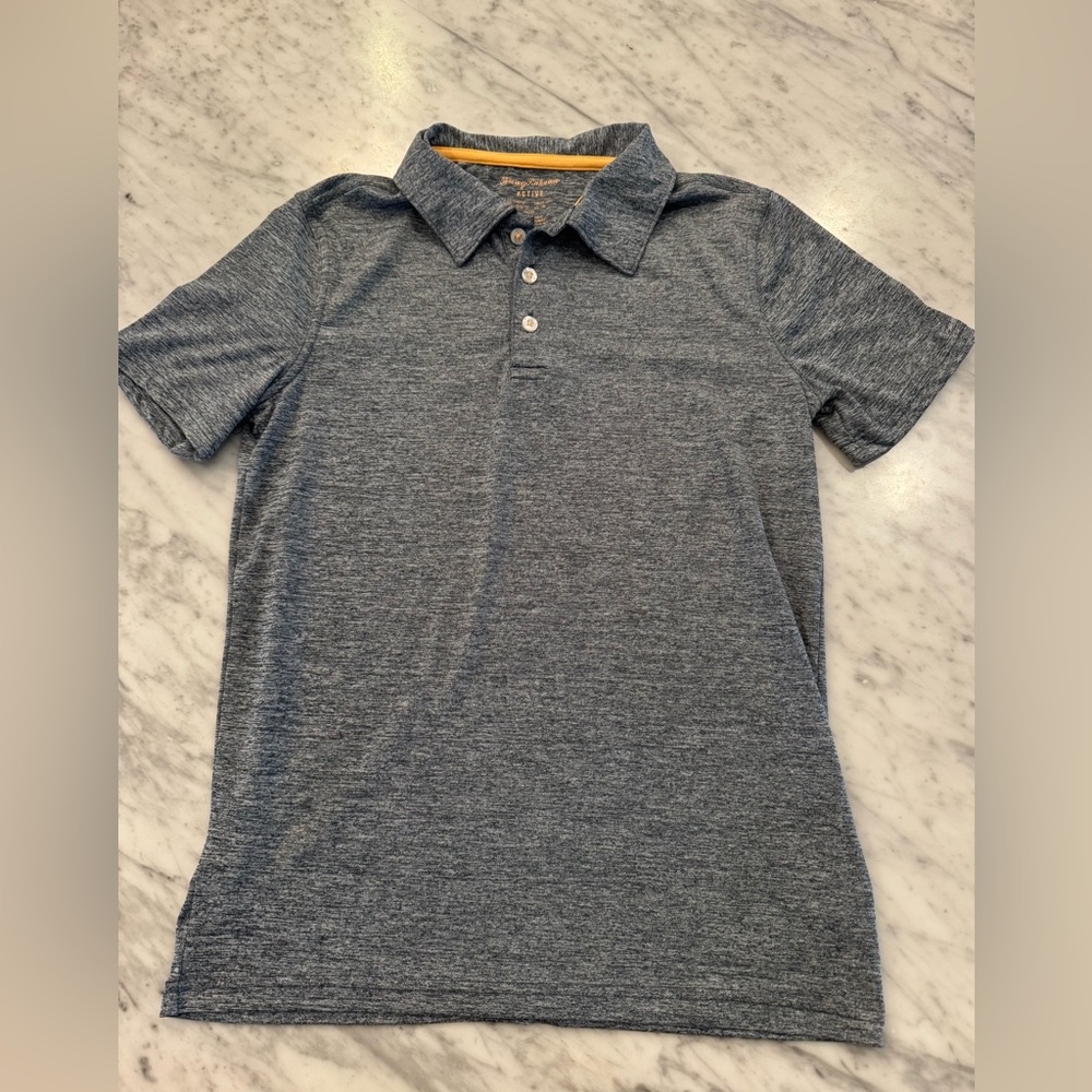 Tommy Bahama Active Kids Large Gray Polo Shirt